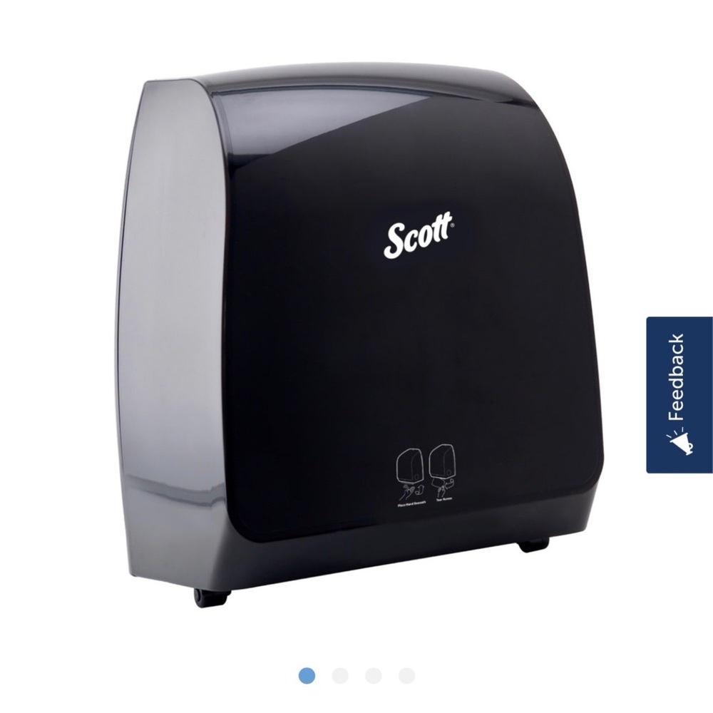 Scott Paper Towel Dispenser 34348 Black